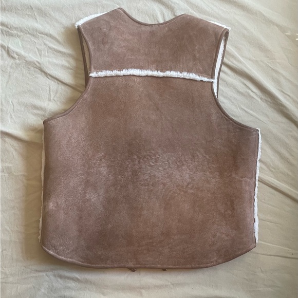 Men’s Vintage Heavy Leather Vest - Picture 9 of 11